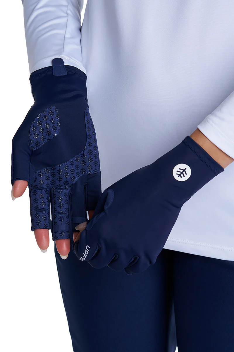 Unisex MaxShield Multi-Sport Fingerless Gloves | Navy - Image 6