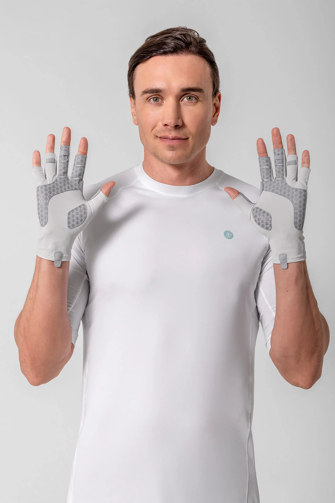 Unisex MaxShield Multi-Sport Fingerless Gloves | Sleek Grey - Image 2