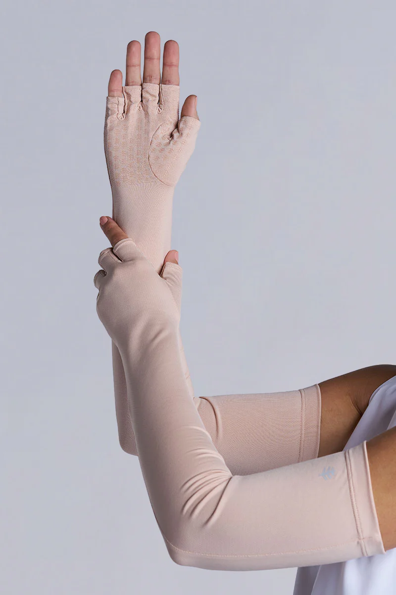 Long Fingerless UV Sun Gloves | Regular Parent