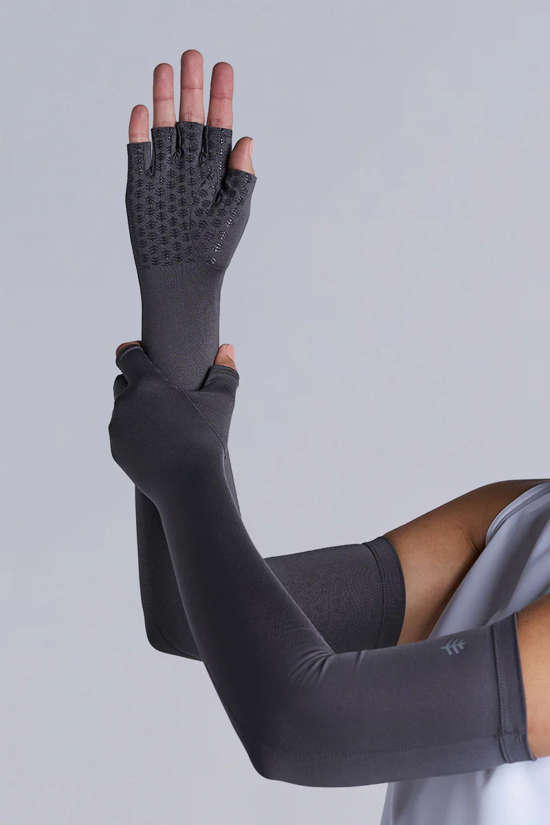Long Fingerless UV Sun Gloves | Regular Parent - Image 2