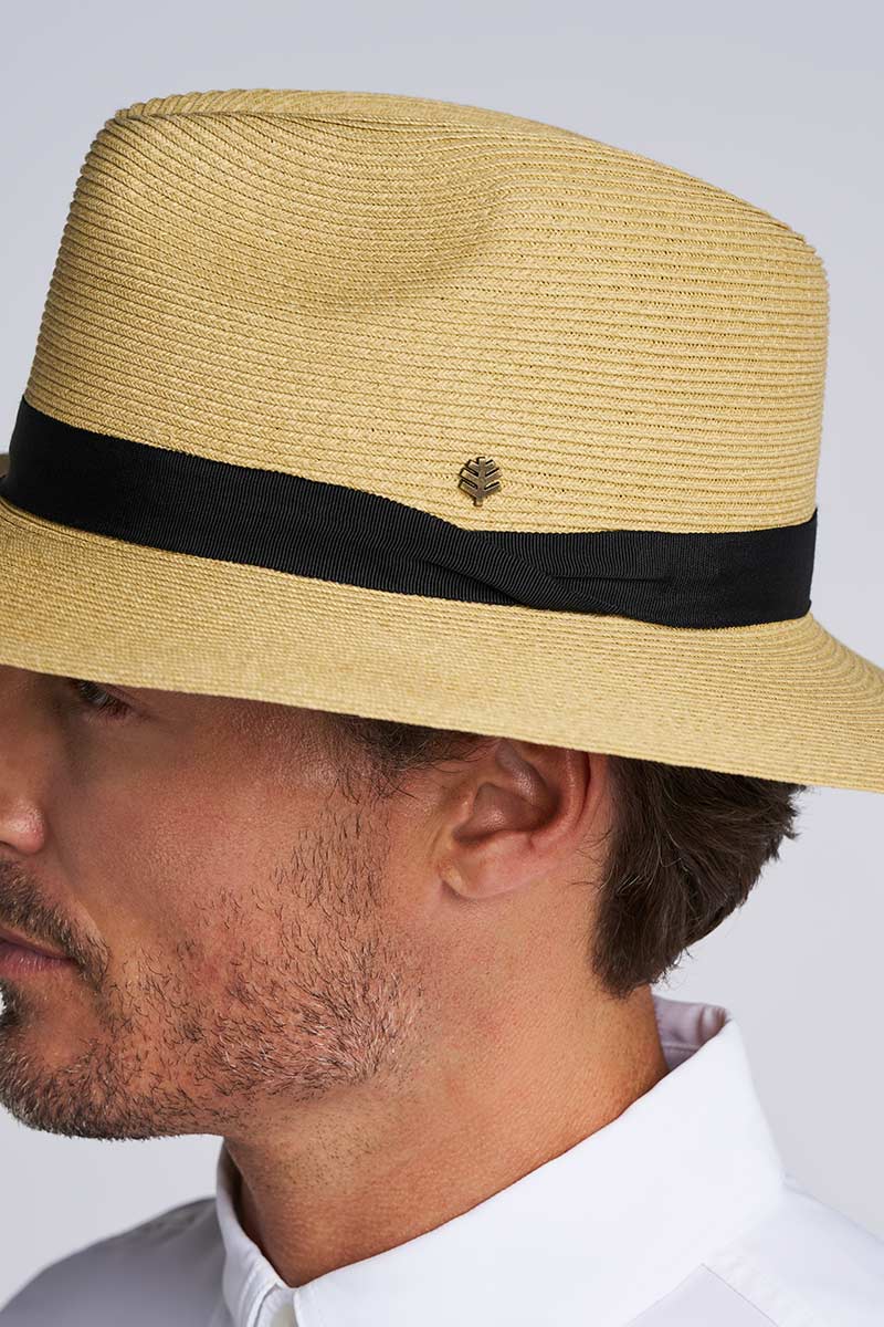 Peyton Packable Panama Style Fedora | Toast - Image 7