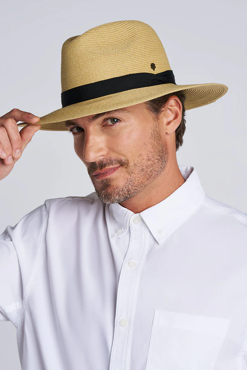 Peyton Packable Panama Style Fedora | Toast - Image 8