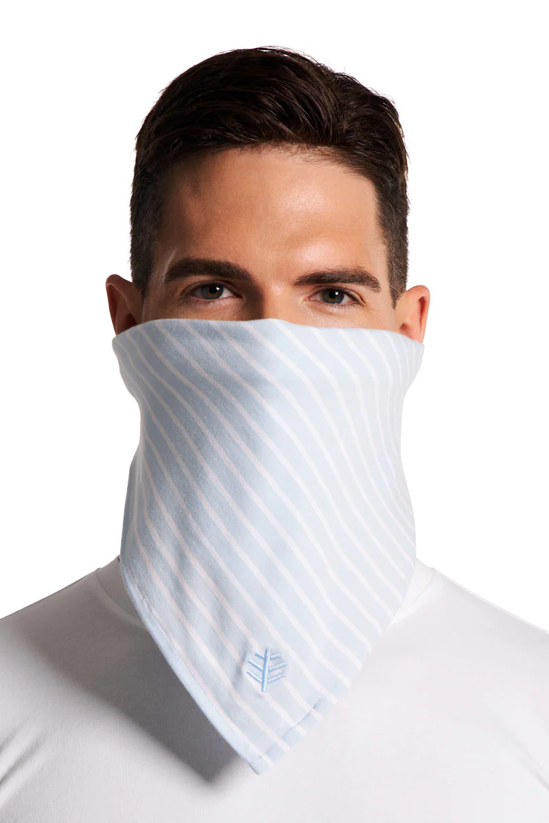 Unisex Sanibel Everyday Beach Bandana | Skyride/White Stripe - Image 10
