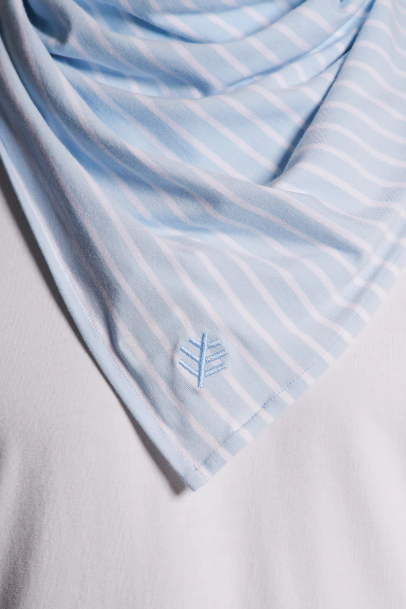 Unisex Sanibel Everyday Beach Bandana | Skyride/White Stripe - Image 4