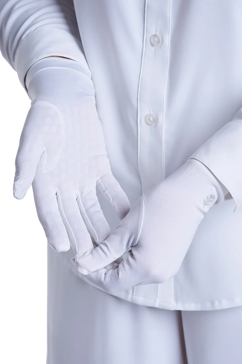 Unisex Sawyer Driving Gloves | White - Image 6