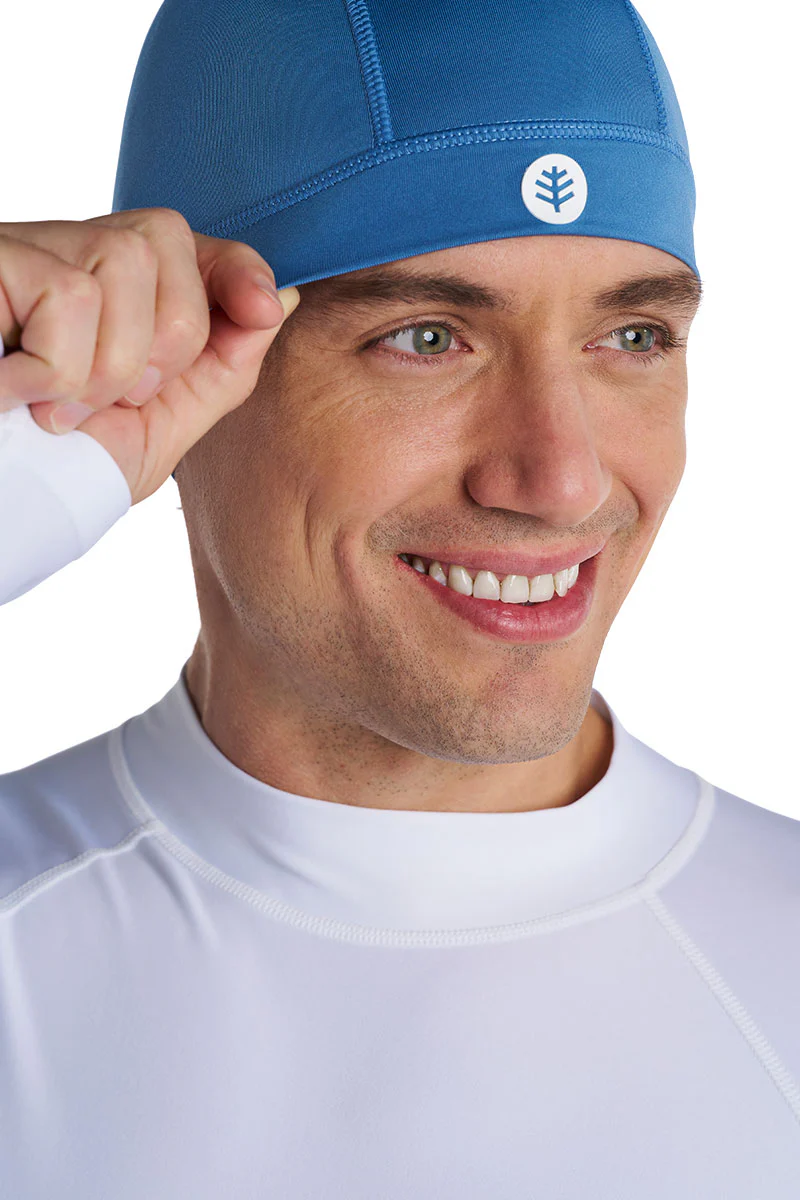 Unisex Aqua Sun Skully Cap | Blue Dusk - Image 6