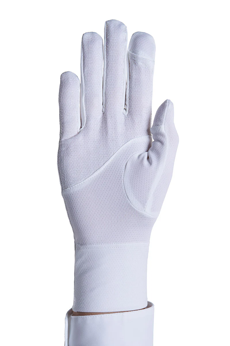 Unisex Fuji Convertible Fingertip Sun Gloves | White - Image 8