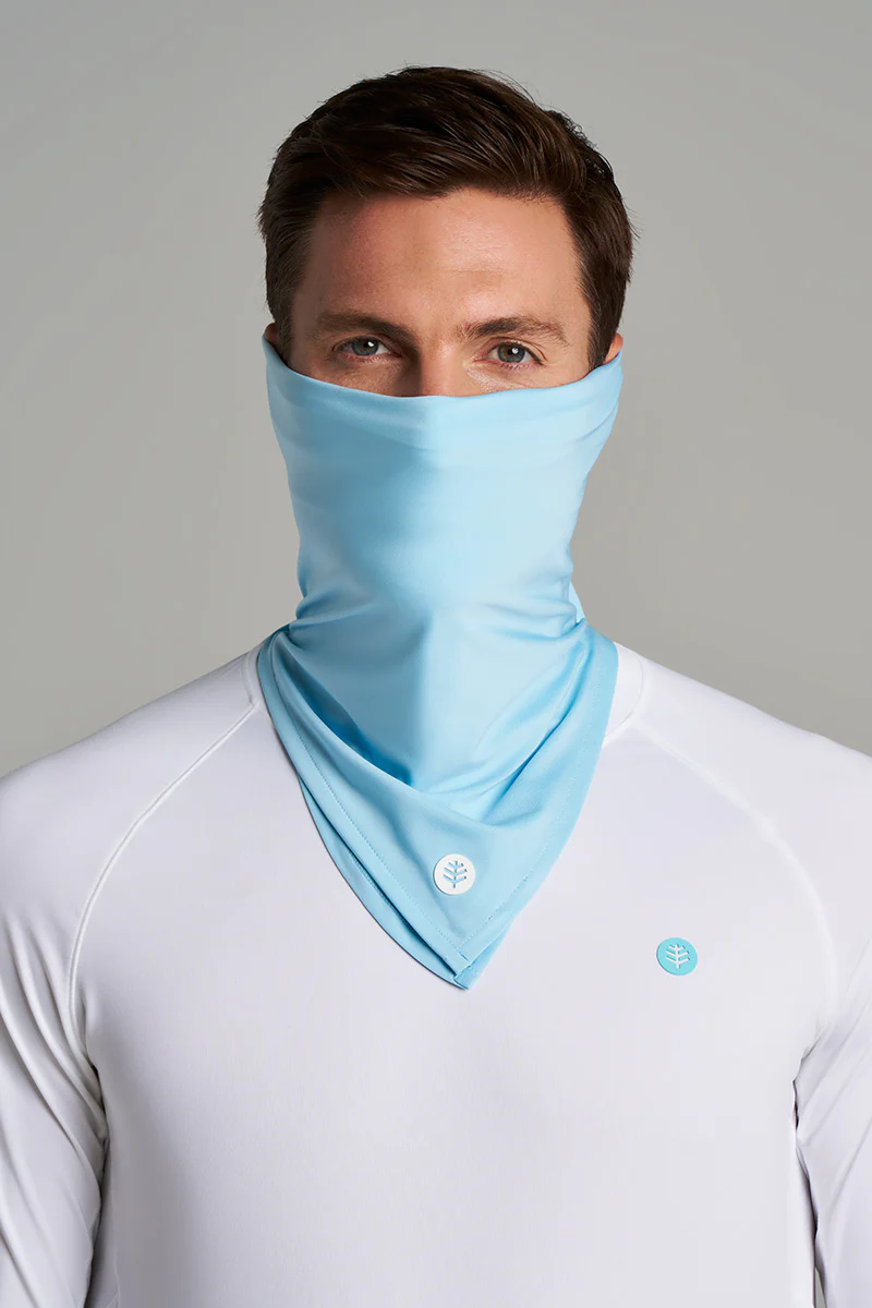 Unisex Virasana Performance Bandana | Arctic Blue - Image 9