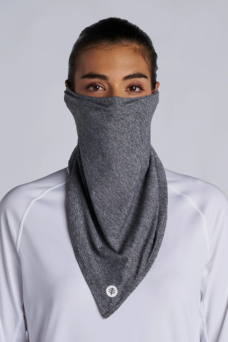 Unisex Virasana Performance Bandana | Charcoal Heather - Image 2