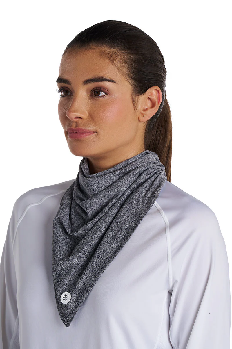Unisex Virasana Performance Bandana | Charcoal Heather - Image 3