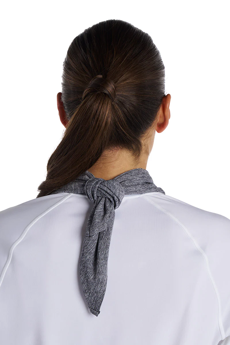 Unisex Virasana Performance Bandana | Charcoal Heather - Image 5