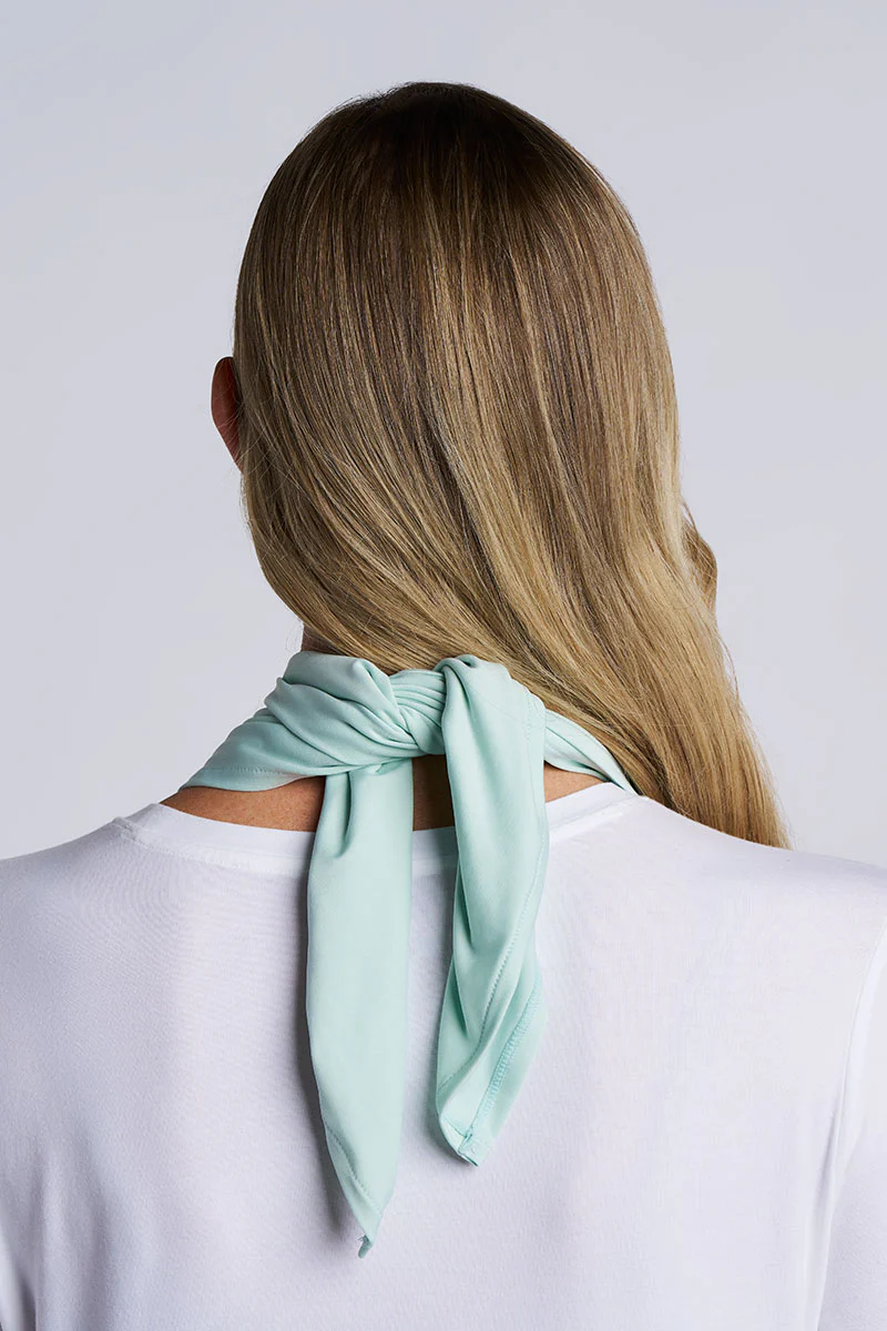 Unisex Virasana Performance Bandana | Misty Aqua - Image 3