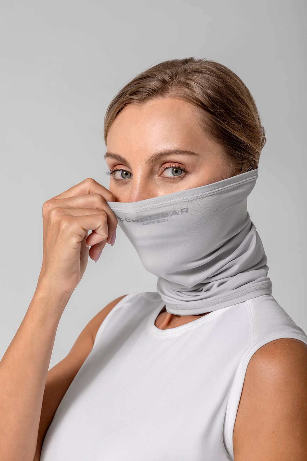 Unisex Virasana Performance Sun Gaiter | Sleek Grey - Image 2