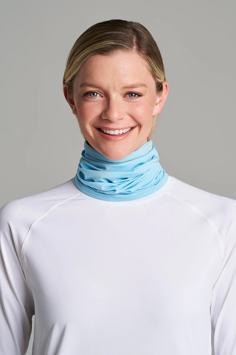 Unisex Virasana Performance Sun Gaiter | Arctic Blue - Image 13
