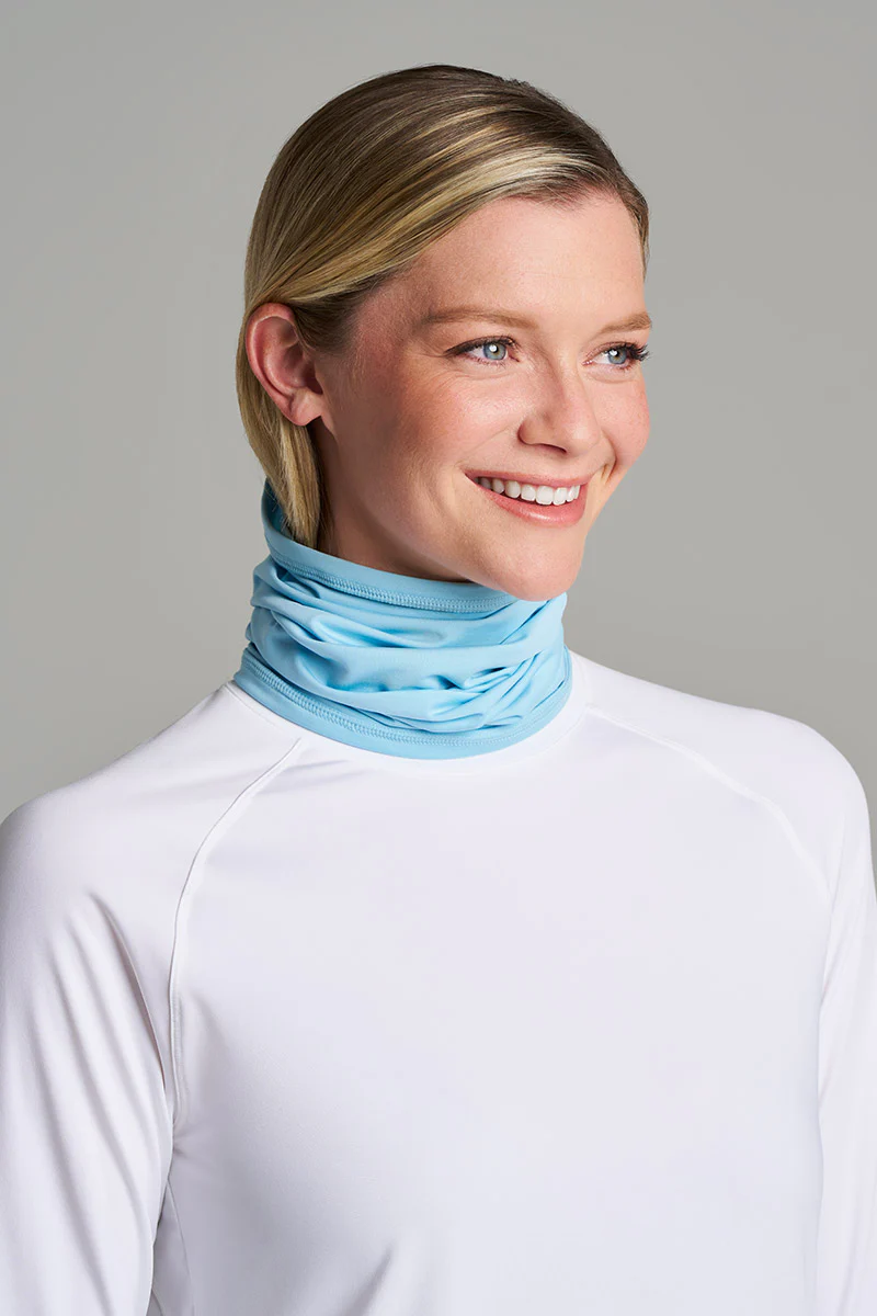 Unisex Virasana Performance Sun Gaiter | Arctic Blue - Image 14