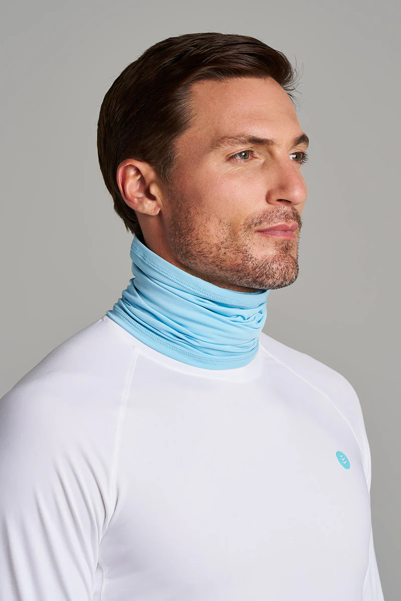 Unisex Virasana Performance Sun Gaiter | Arctic Blue - Image 2
