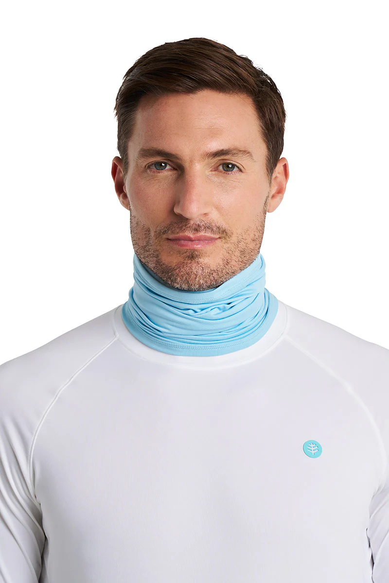 Unisex Virasana Performance Sun Gaiter | Arctic Blue - Image 3