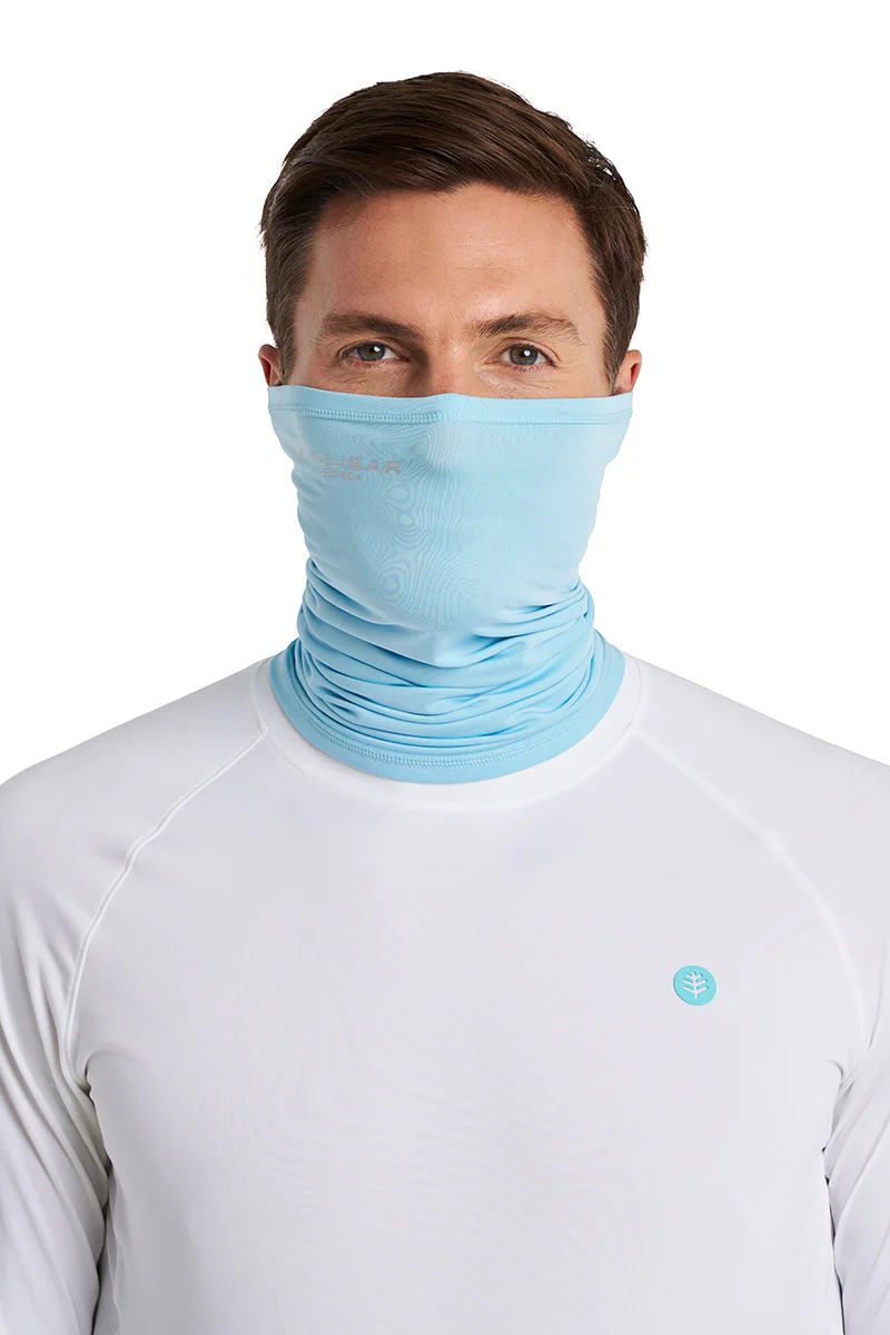 Unisex Virasana Performance Sun Gaiter | Arctic Blue - Image 9