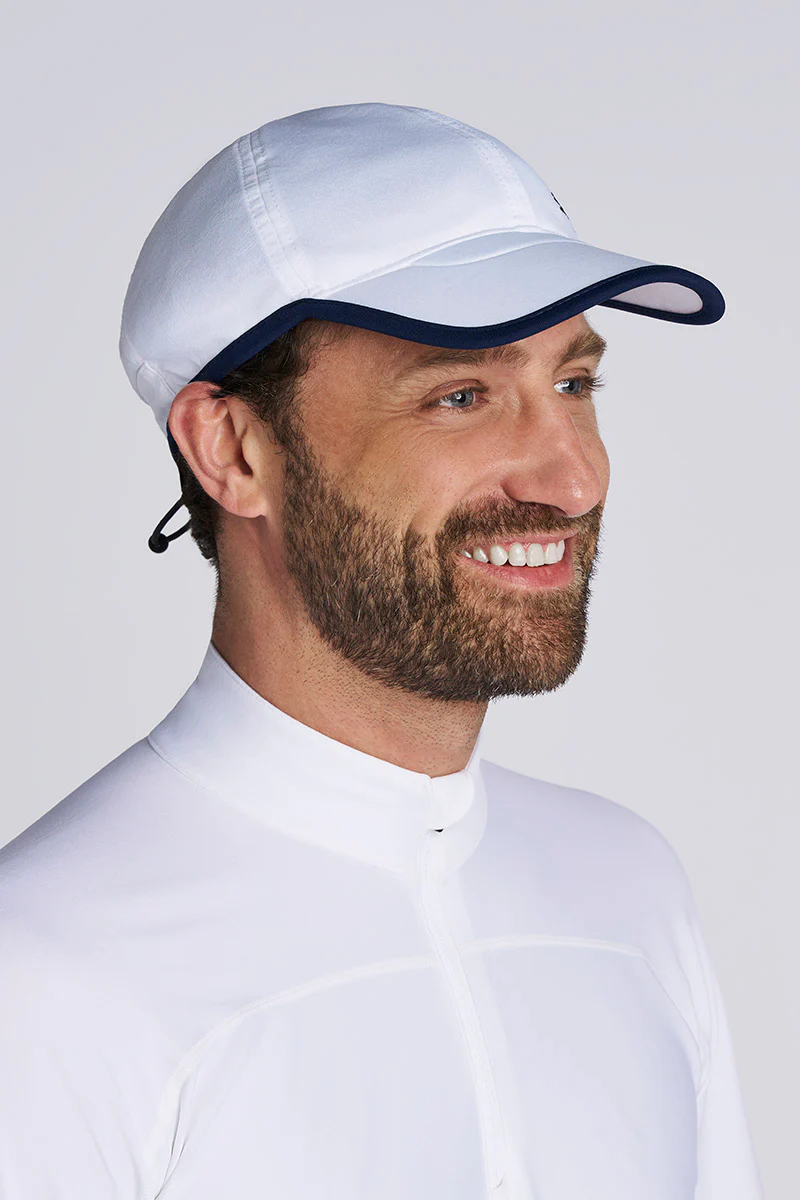 Unisex Wave Rider Swim & Sports Cap | White - Image 4