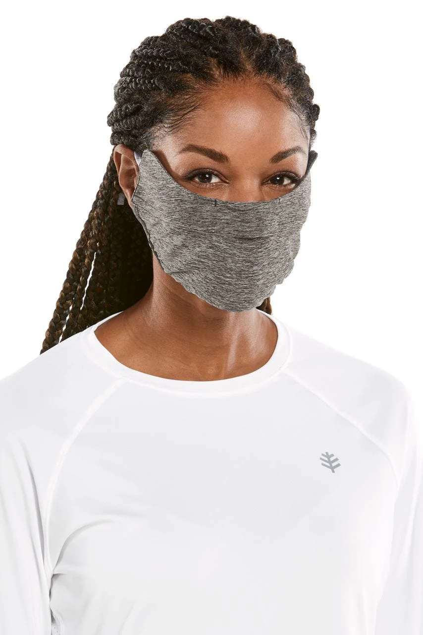 Unisex Zenith Face Mask with Adjustable Features | Charcoal Heather - Image 5