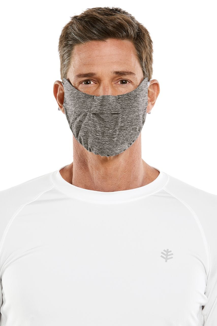 Unisex Zenith Face Mask with Adjustable Features | Charcoal Heather - Image 6