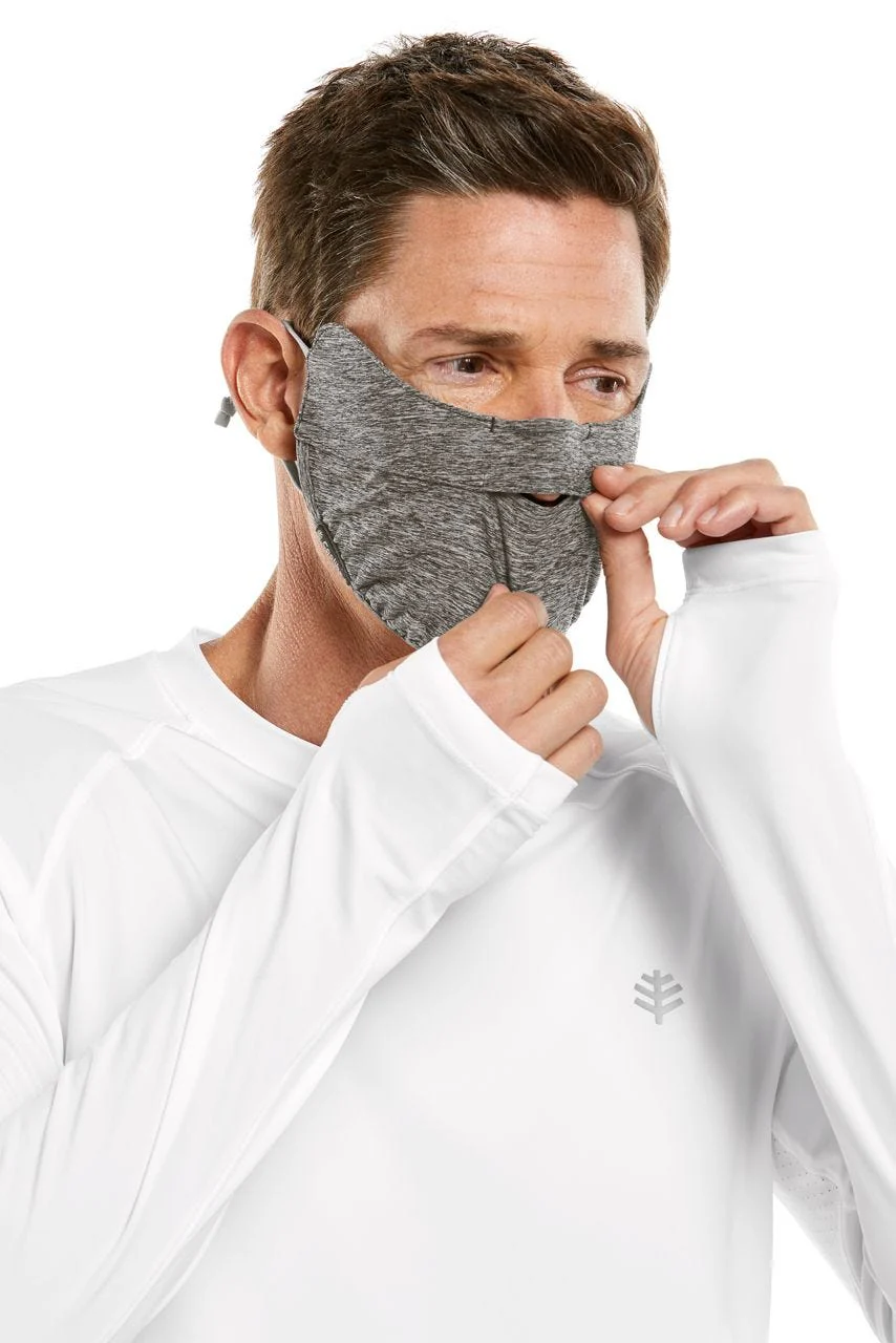 Unisex Zenith Face Mask with Adjustable Features | Charcoal Heather - Image 7