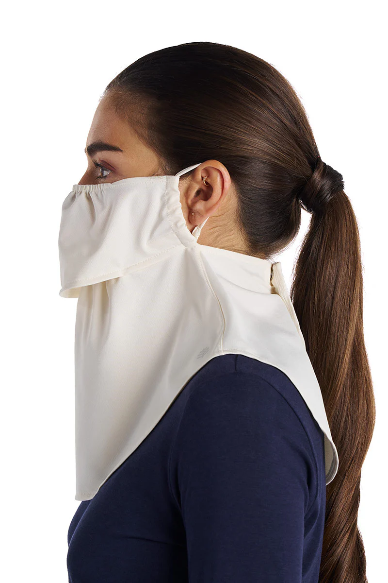 Vermilion Face Mask with Neck Coverage | Vanilla - Image 3