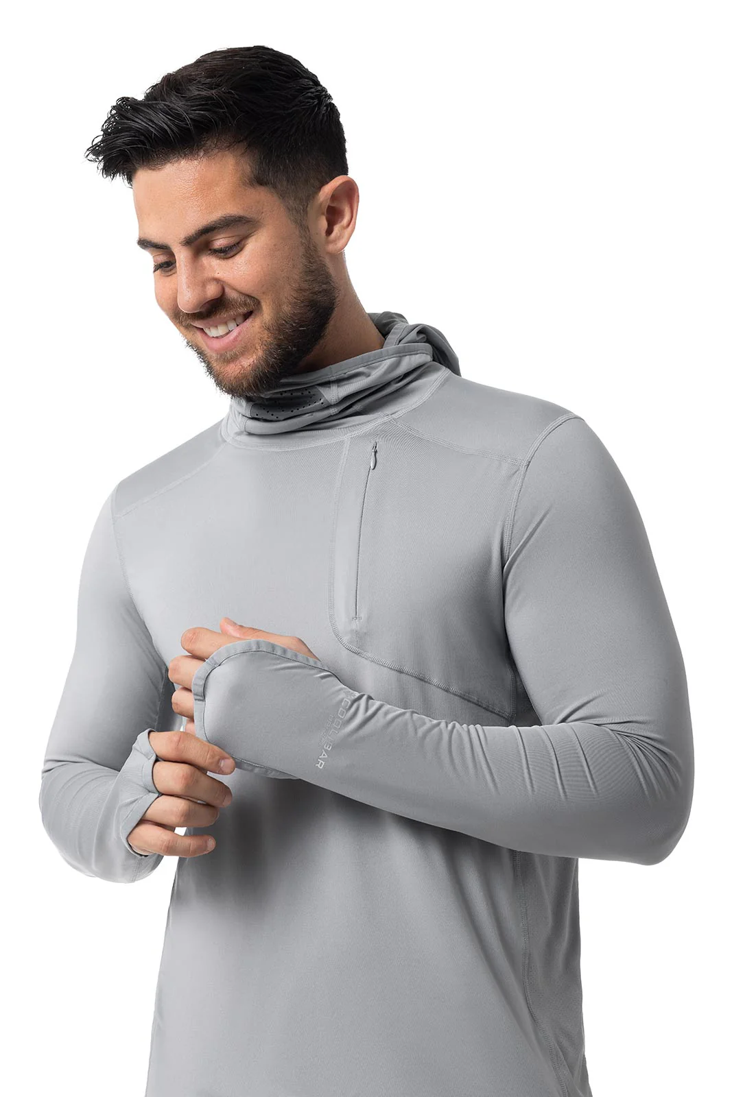 Men's Vented Andros Fishing Hoodie | Slate - Image 10