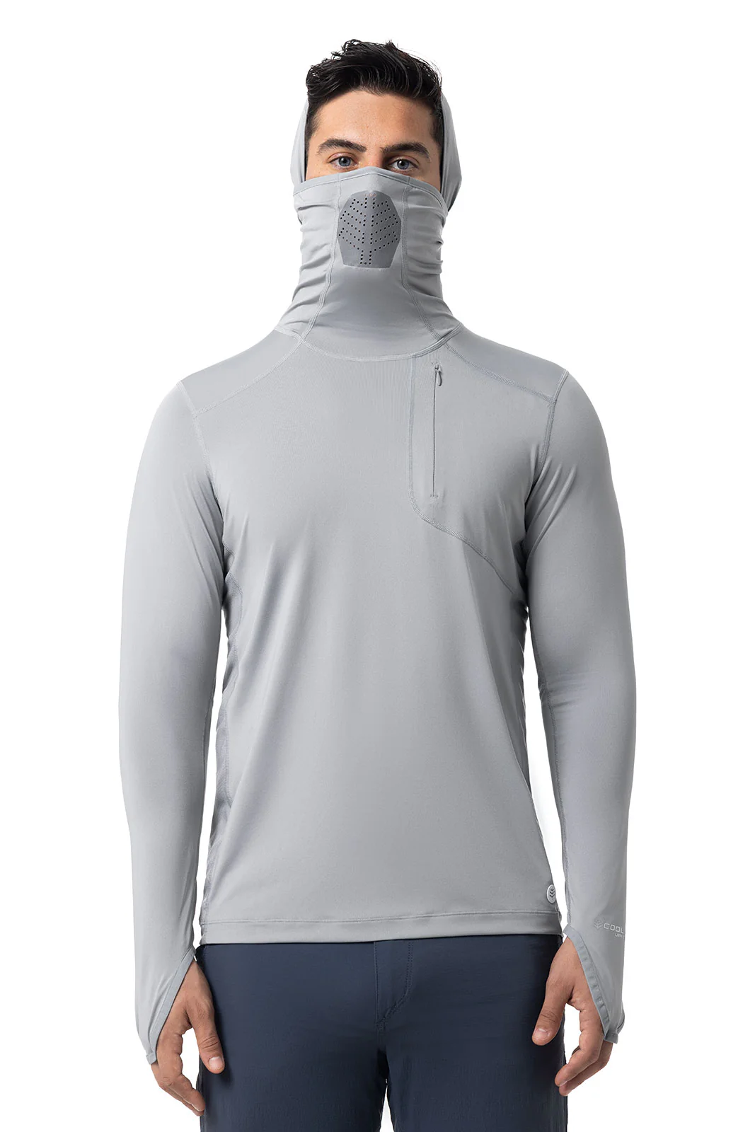 Men's Vented Andros Fishing Hoodie | Slate - Image 11