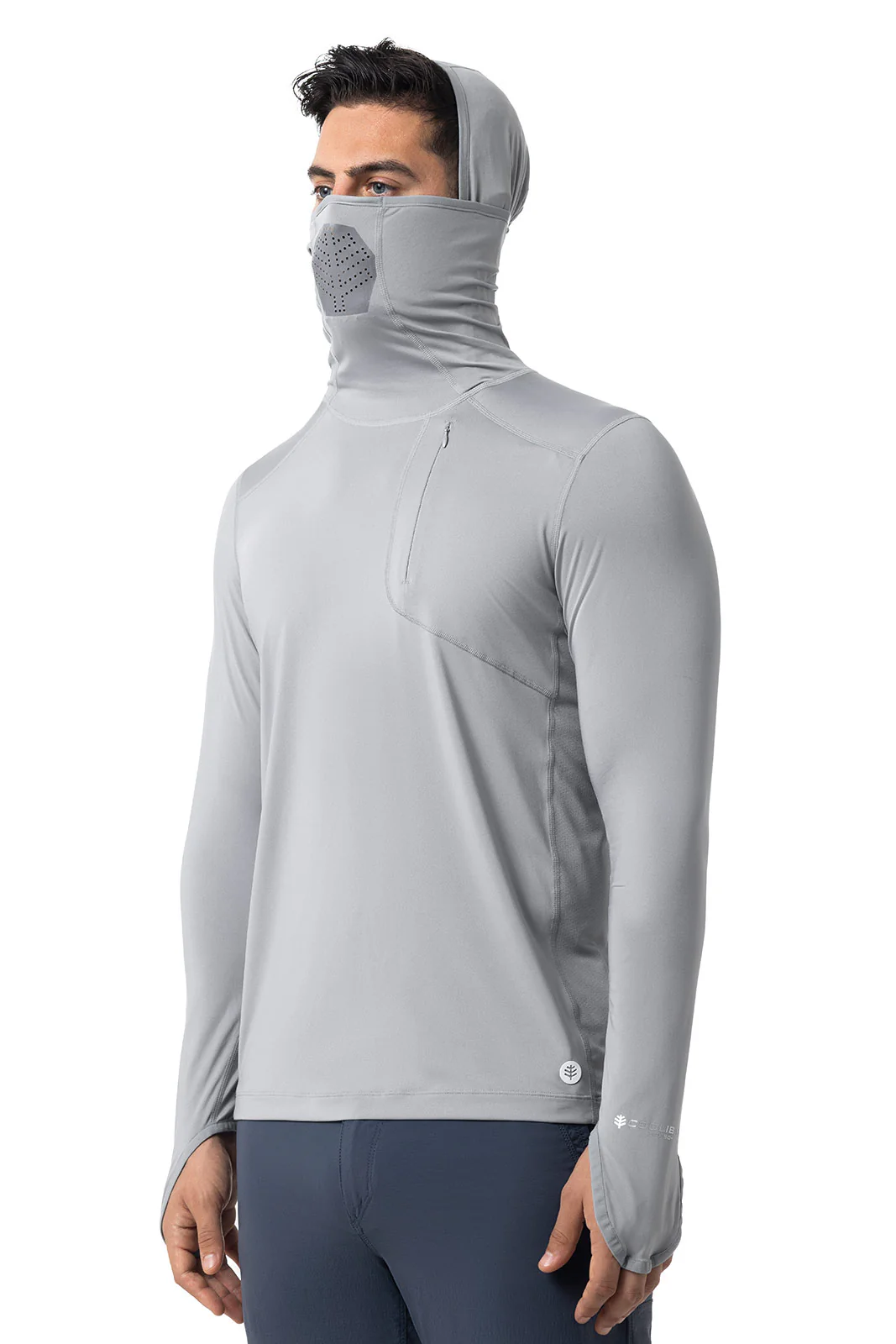 Men's Vented Andros Fishing Hoodie | Slate - Image 12