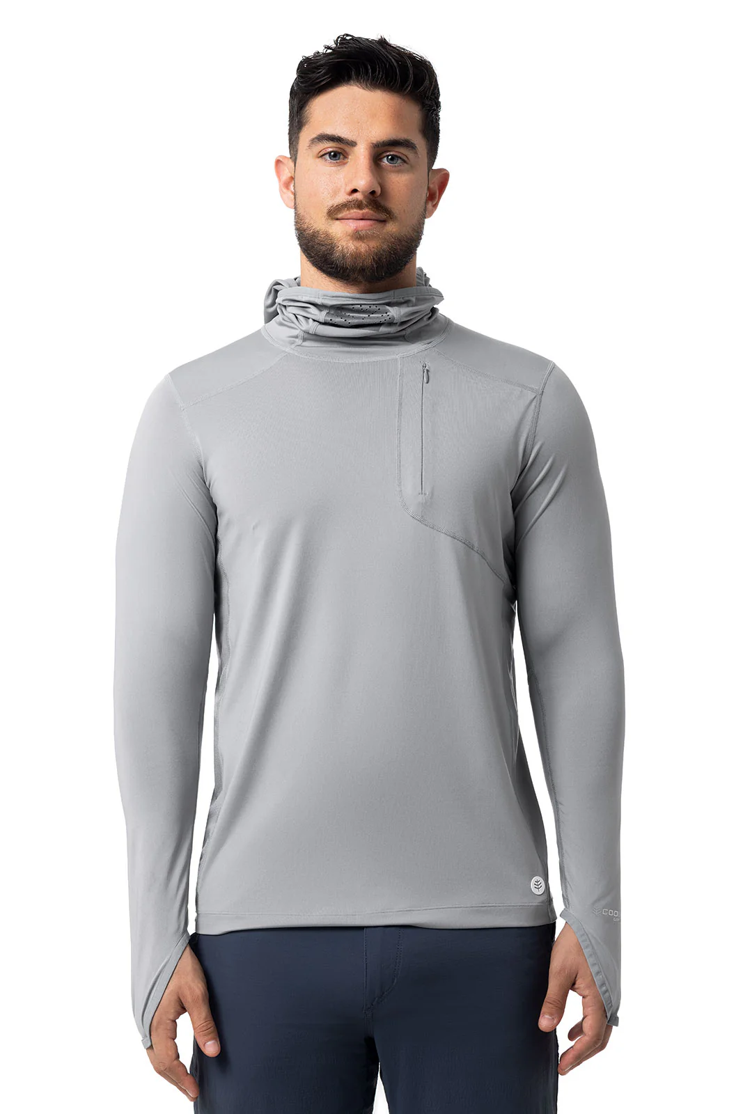 Men's Vented Andros Fishing Hoodie | Slate - Image 2