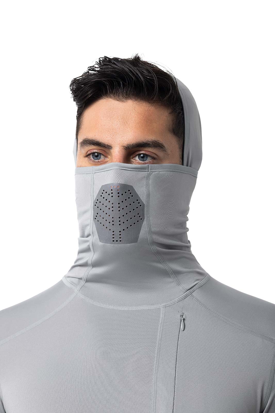 Men's Vented Andros Fishing Hoodie | Slate - Image 6