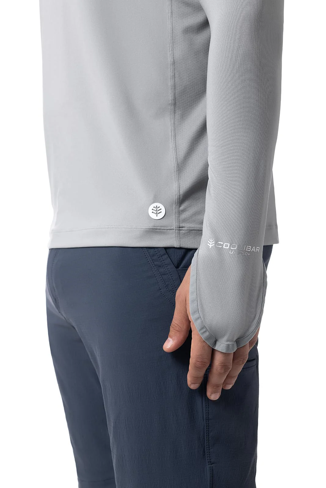 Men's Vented Andros Fishing Hoodie | Slate - Image 7