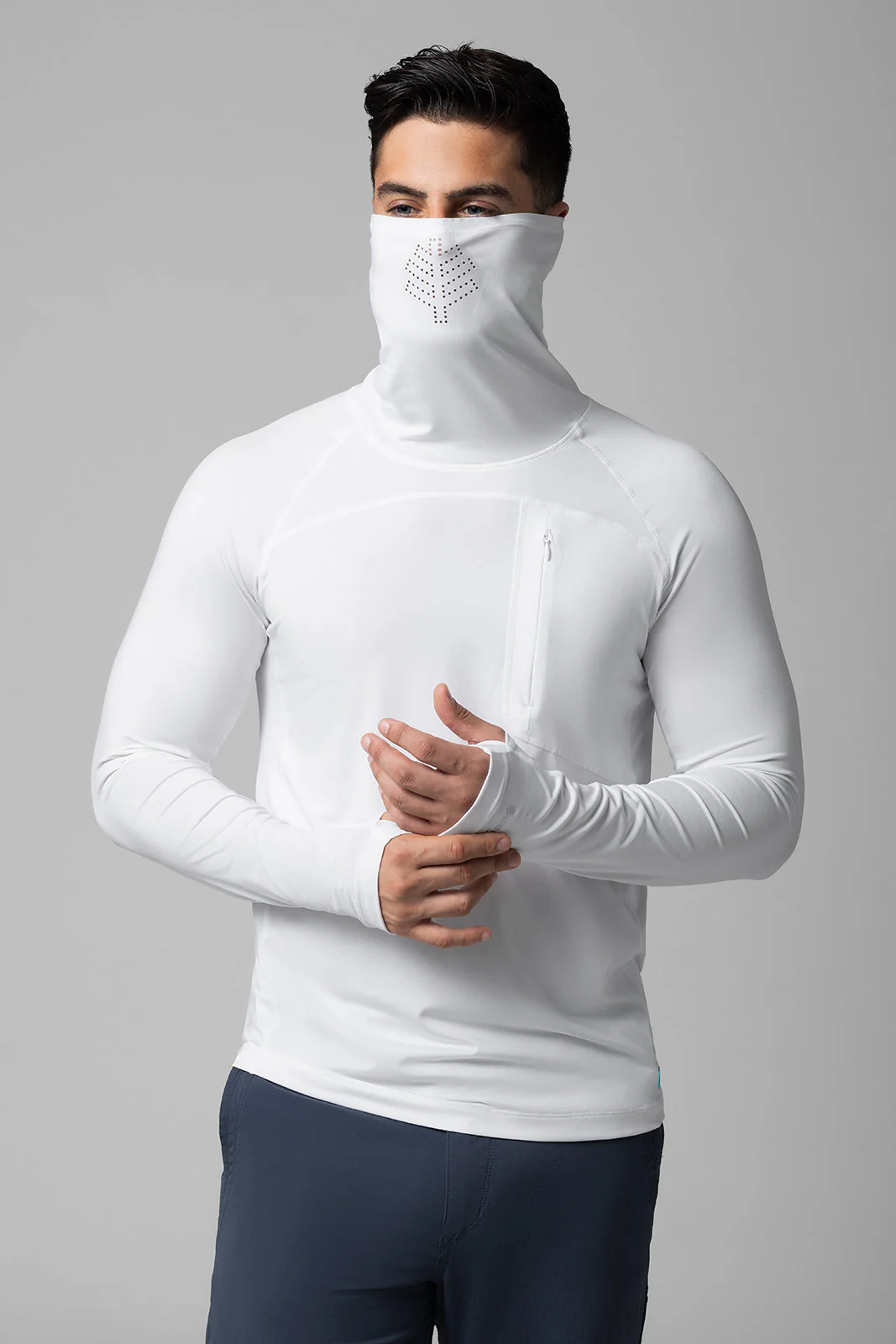 Men's Andros Vented Fishing T-Shirt | White - Image 12
