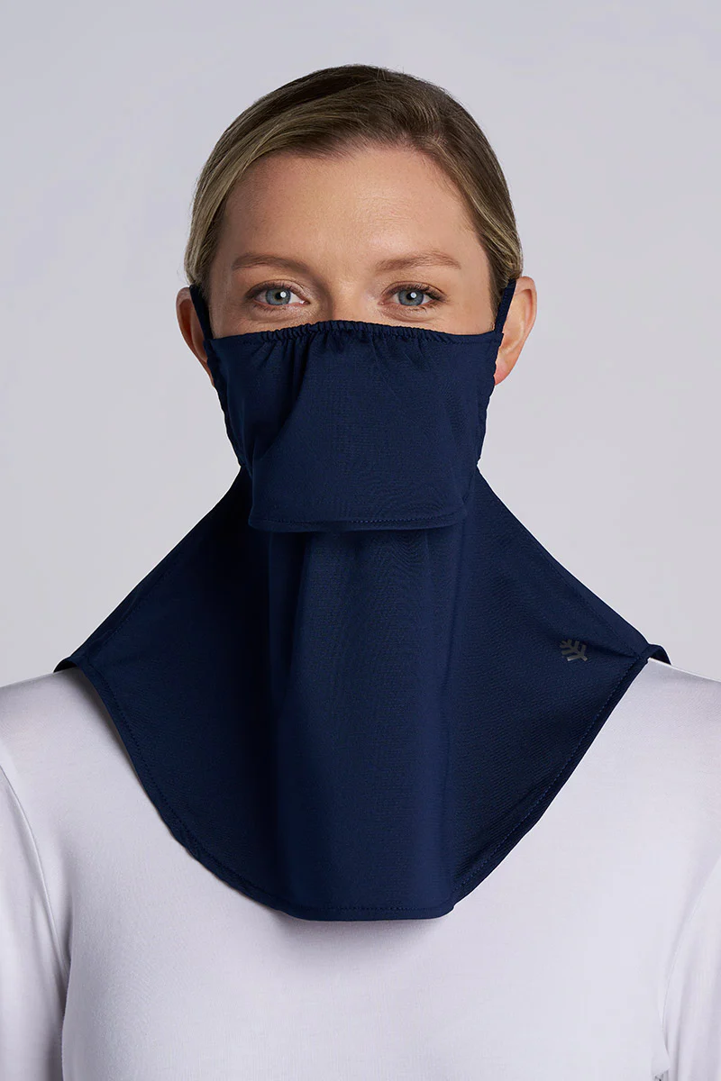 Vermilion Face Mask with Neck Coverage | Navy - Image 2
