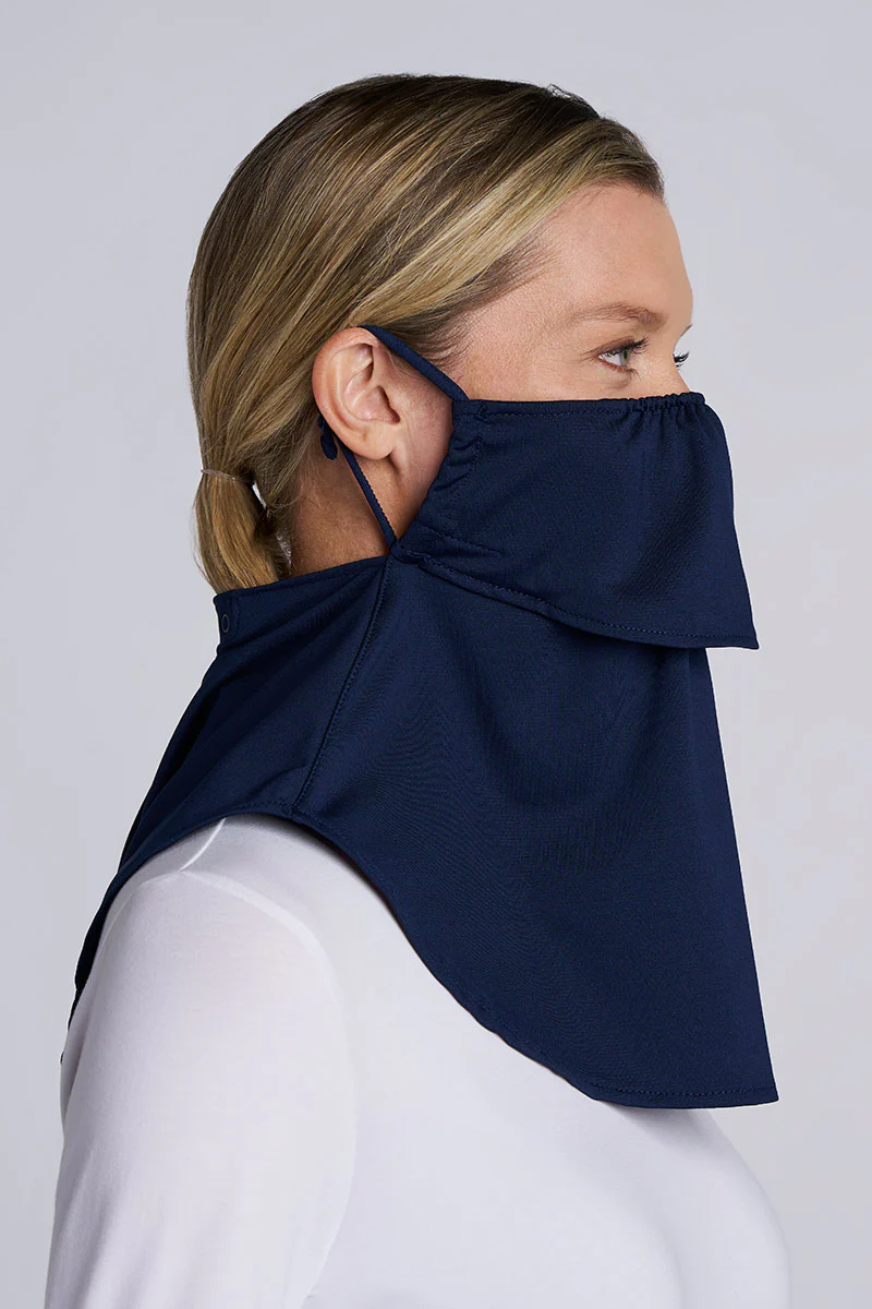 Vermilion Face Mask with Neck Coverage | Navy - Image 4