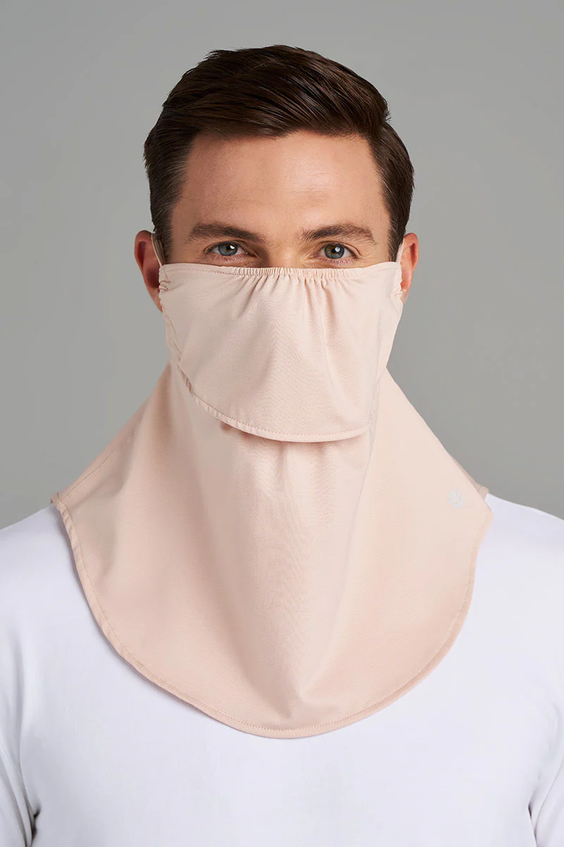 Vermilion Face Mask with Neck Coverage | Beige