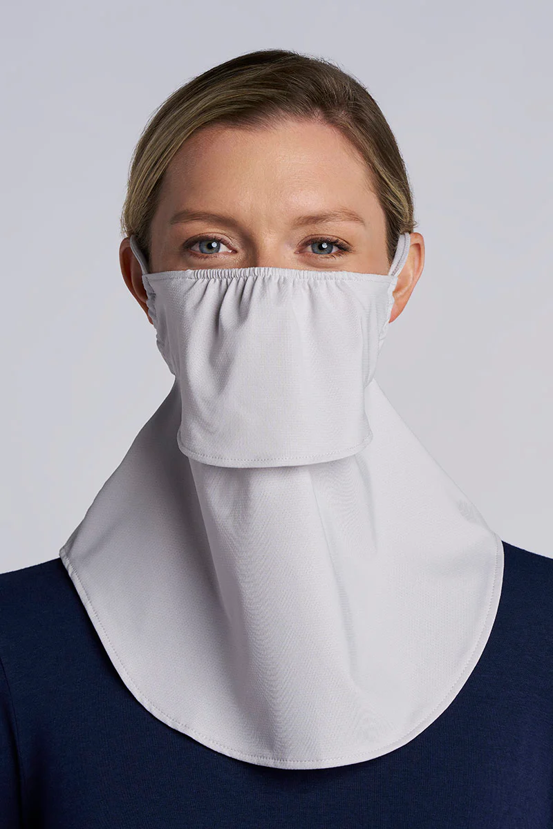 Vermilion Face Mask with Neck Coverage | Sleek Grey - Image 2