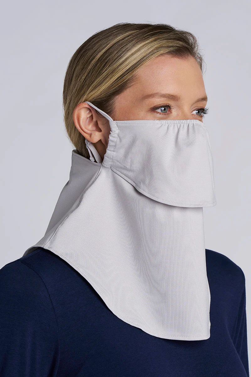 Vermilion Face Mask with Neck Coverage | Sleek Grey - Image 3