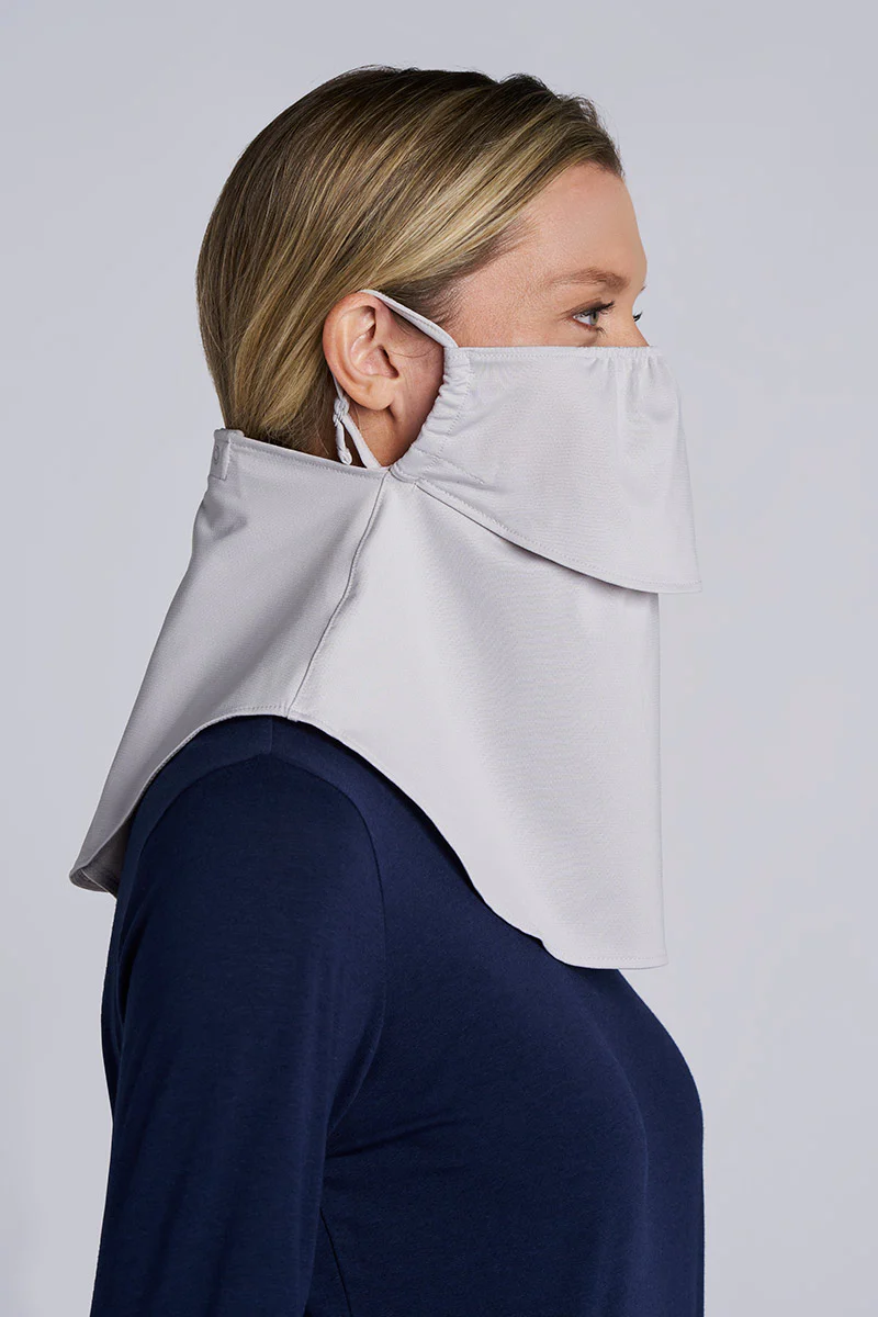 Vermilion Face Mask with Neck Coverage | Sleek Grey - Image 4