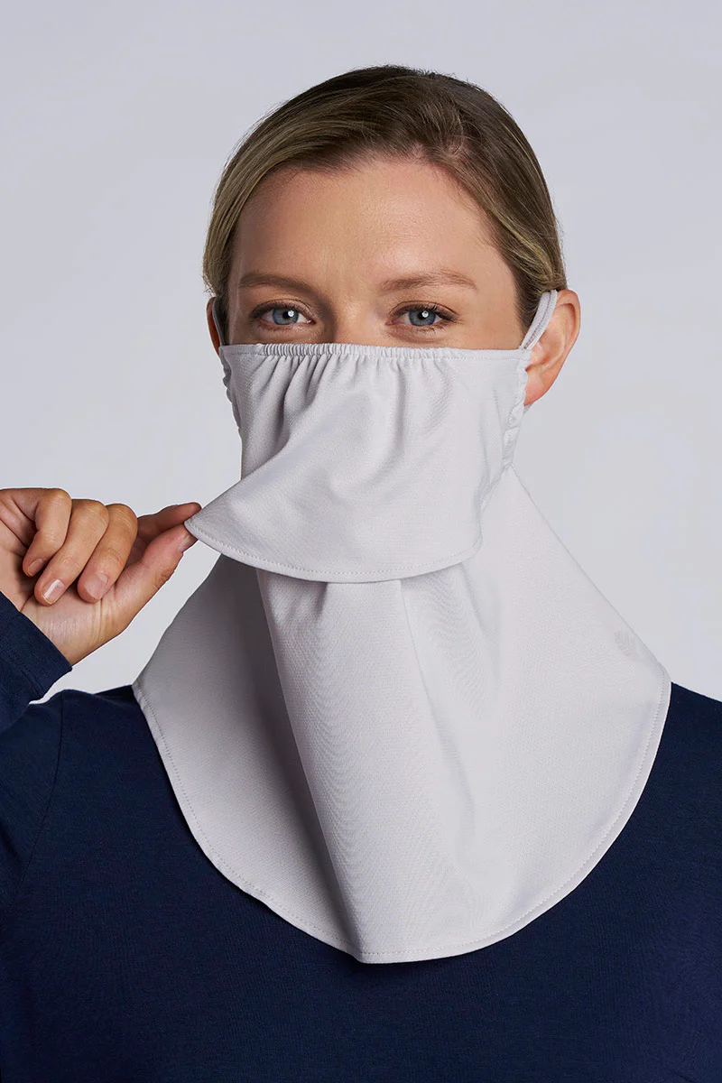 Vermilion Face Mask with Neck Coverage | Sleek Grey - Image 7