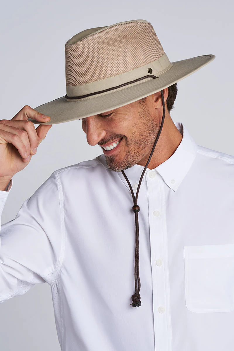 Men's Walkabout Vented Hat | Khaki - Image 7
