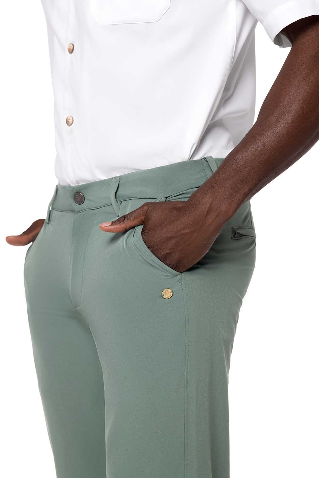 Men's Westchester Travel Pants | Pine Green - Image 4