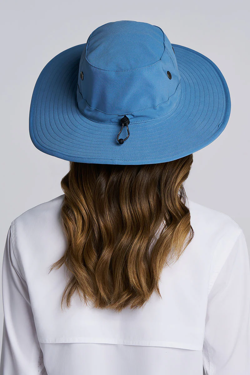 Leo Shapeable Wide Brim Hat | Blue Dusk - Image 4