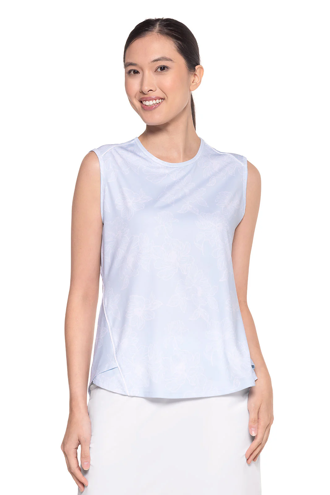 Women's Accelera Performance Tank | Skyride Perfect Peony - Image 5