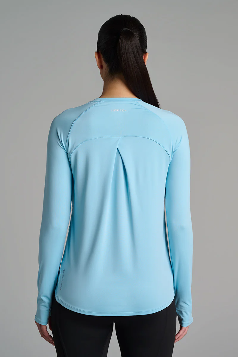 Women's Accelera Performance Long Sleeve Top | Arctic Blue - Image 2