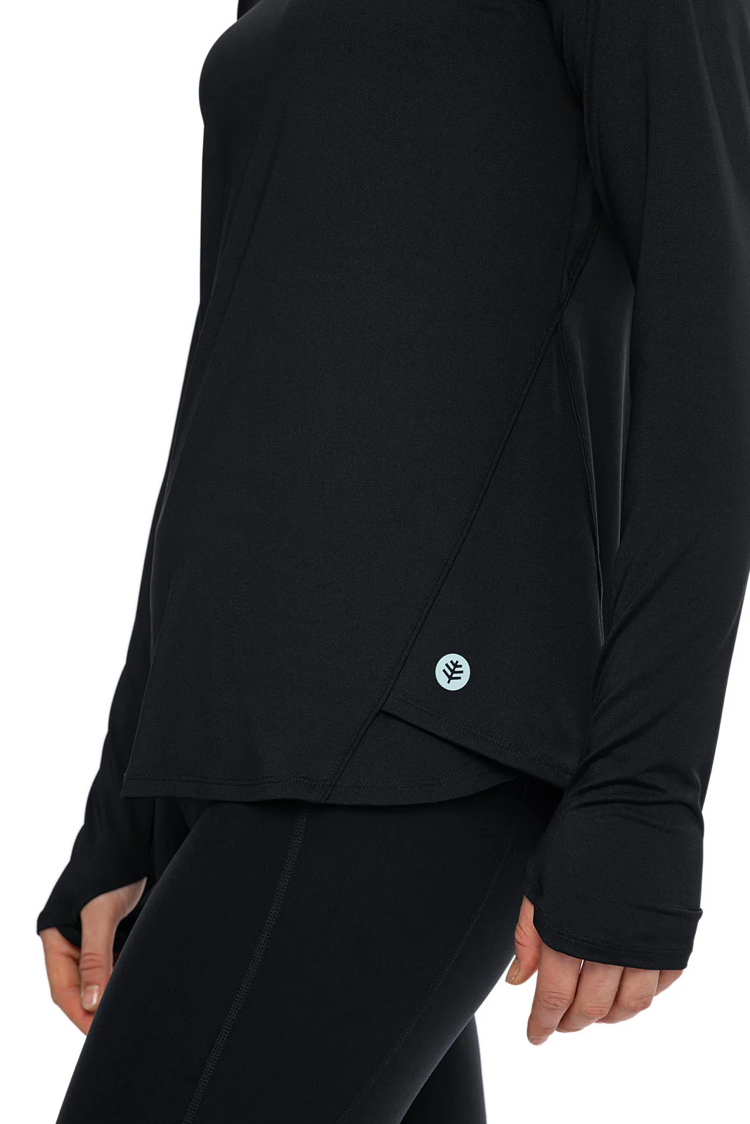 Women's Accelera Performance Long Sleeve Top | Black - Image 6