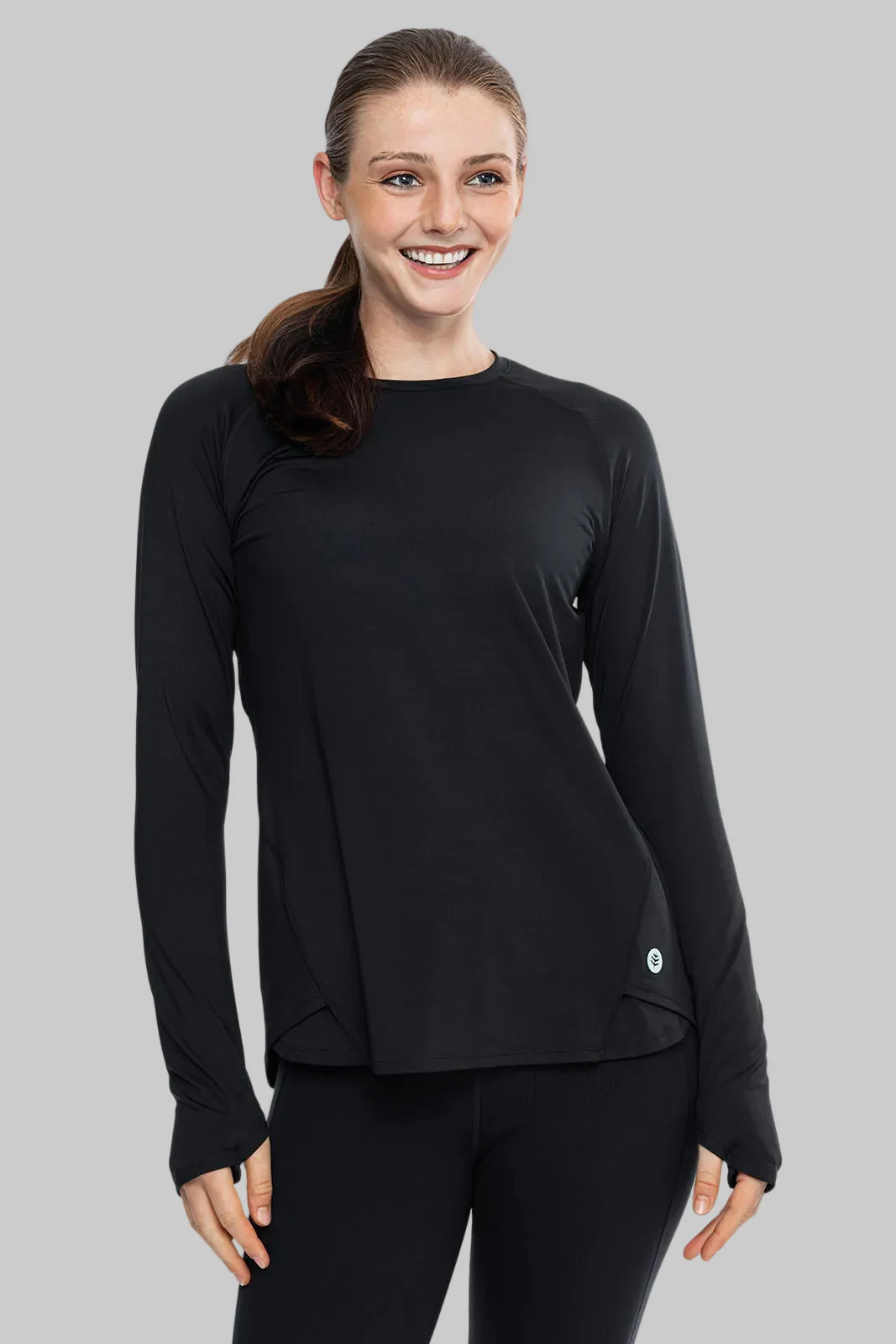 Women's Accelera Performance Long Sleeve Top | Black