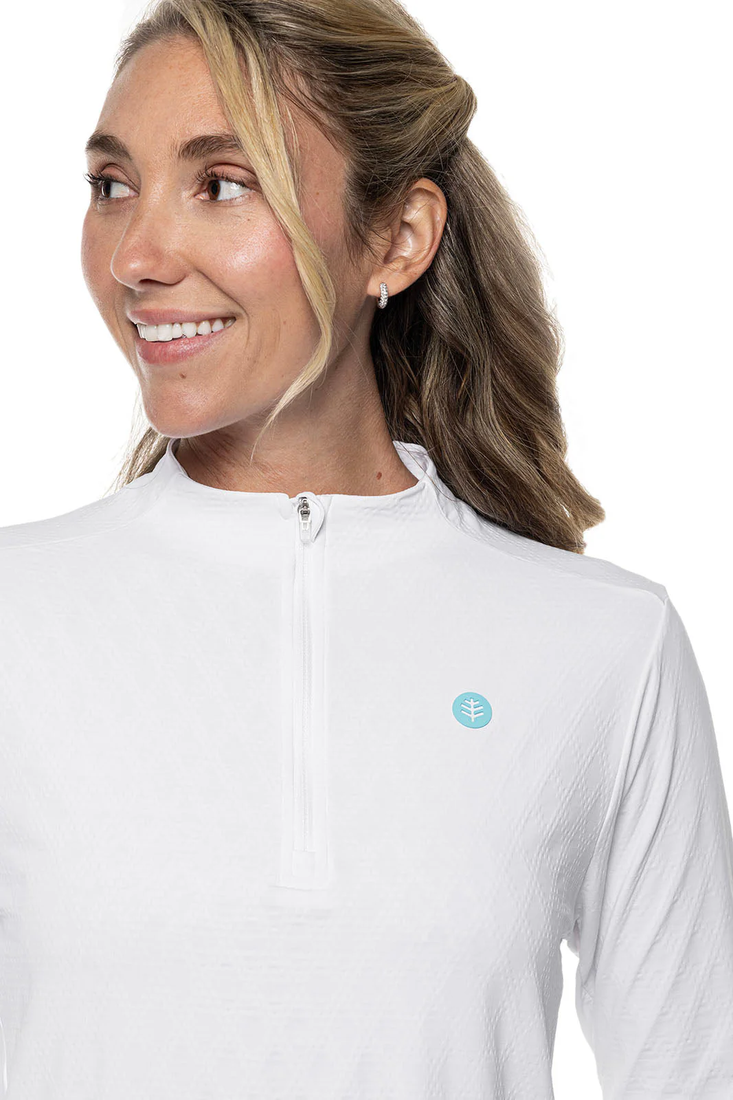 Women's Albatross Long Sleeve Pullover | White Diamond Jacquard - Image 4