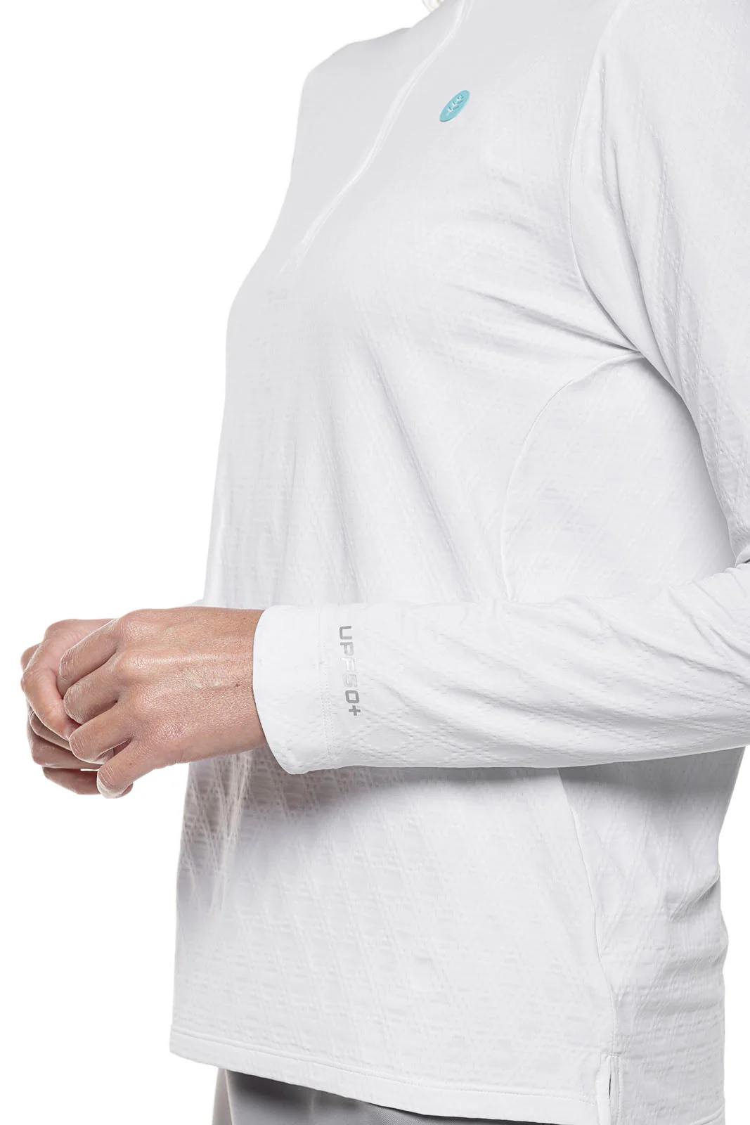 Women's Albatross Long Sleeve Pullover | White Diamond Jacquard - Image 5